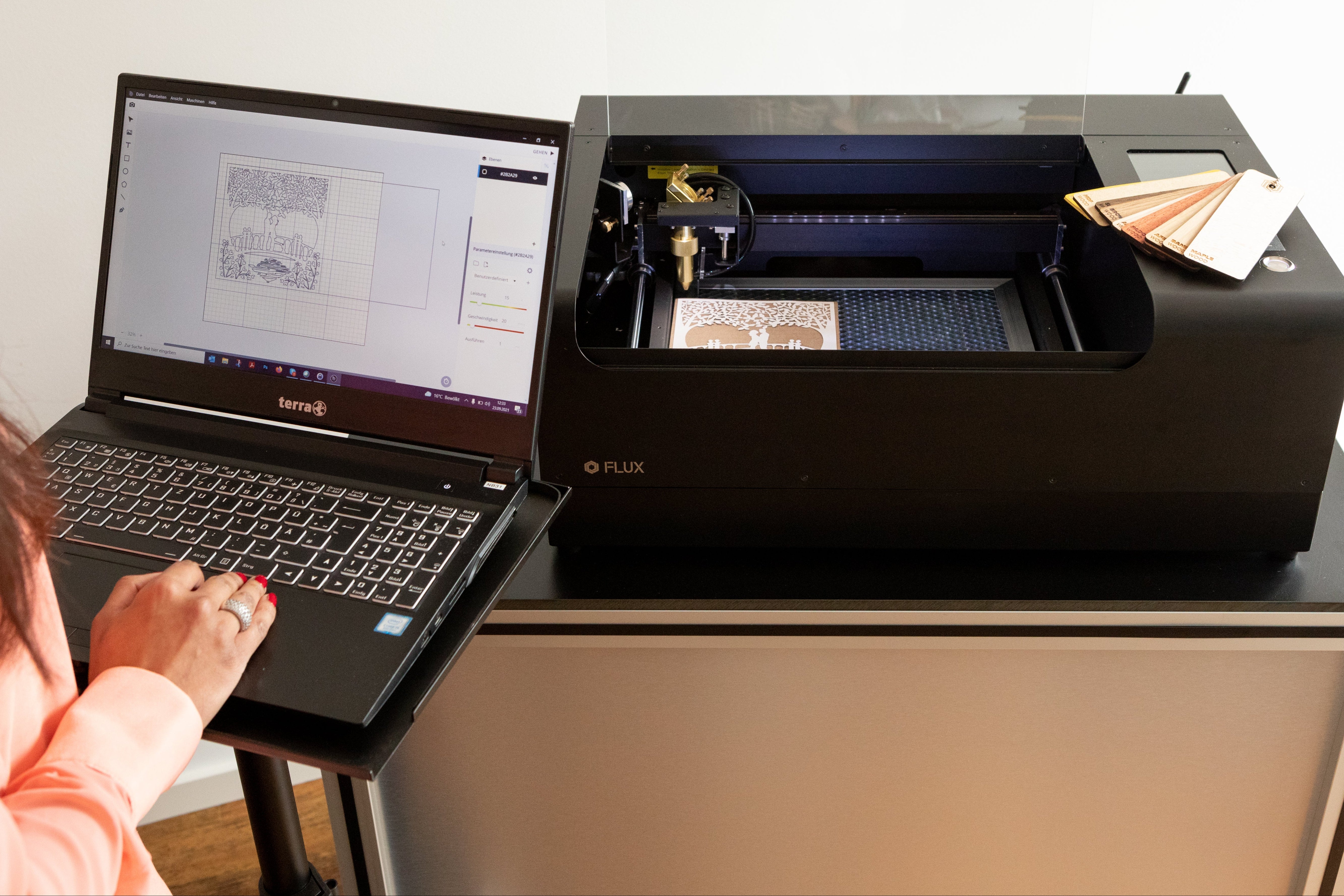 Laser – Fern-Aufstellung, Installation und Inbetriebnahme