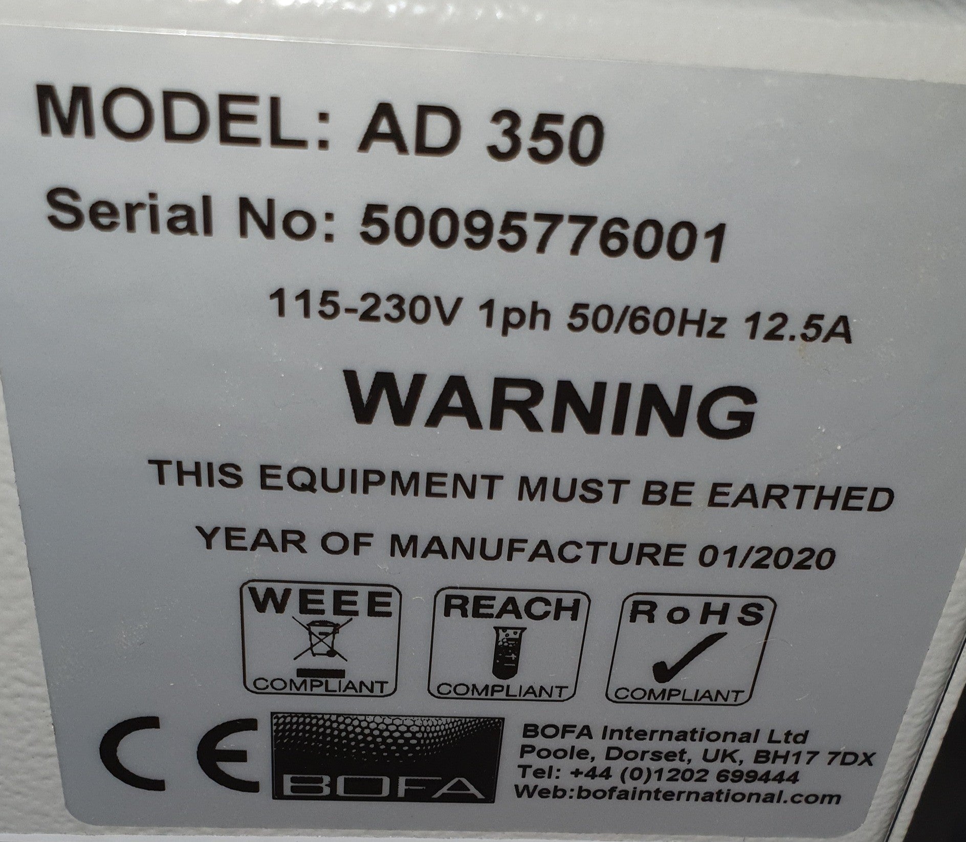 VACUAIR UML 350 Absauganlage