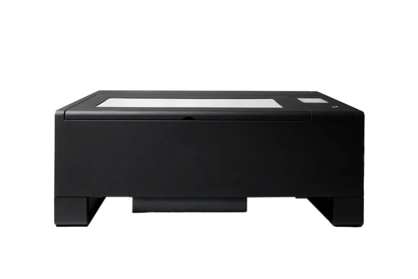 Extension Pocket für die Beambox II in Schwarz.