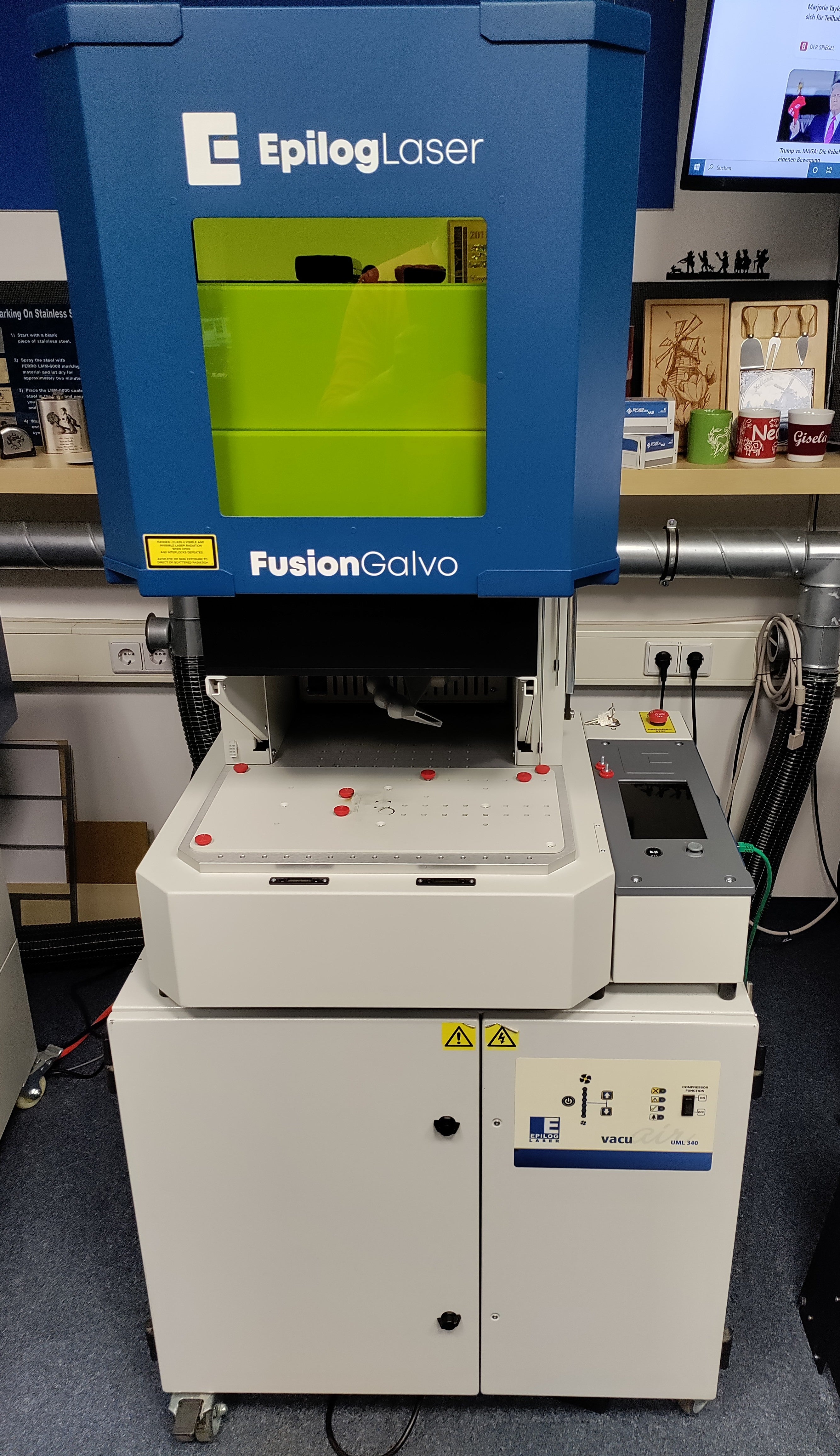 Epilog Fusion Galvo G100 mit 30 Watt Mopa