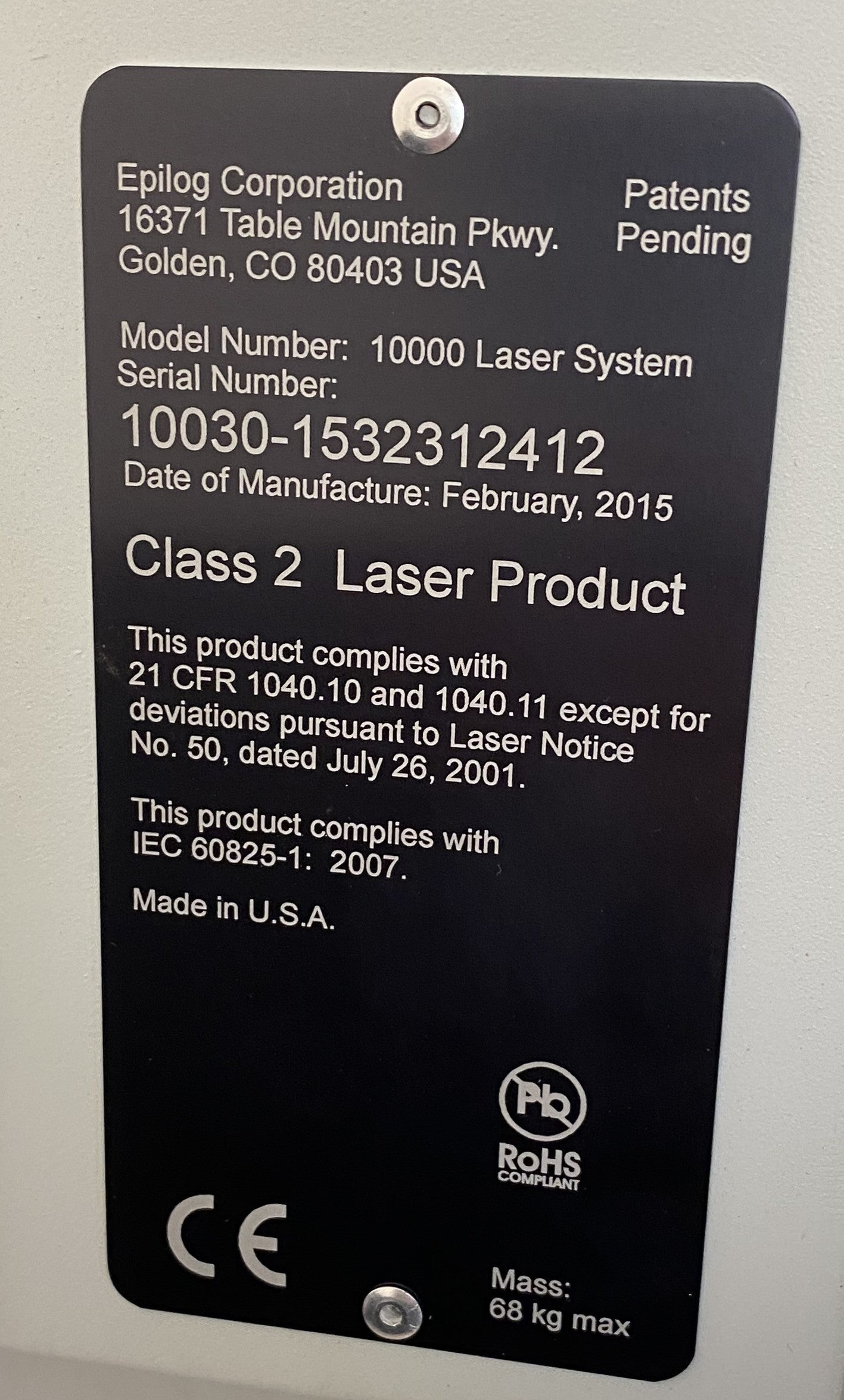 Epilog Zing 24 mit 30 Watt