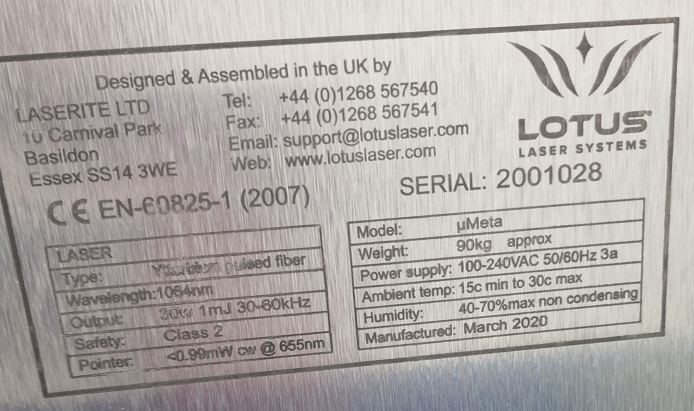 Lotus µMeta mit 30 Watt QS